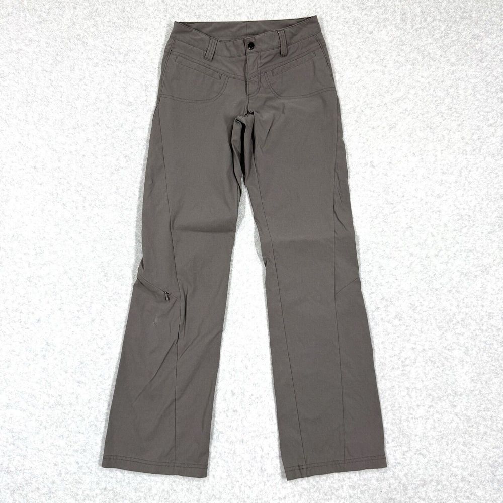 Athleta Women's Gray Cargo Boot Cut Pants -